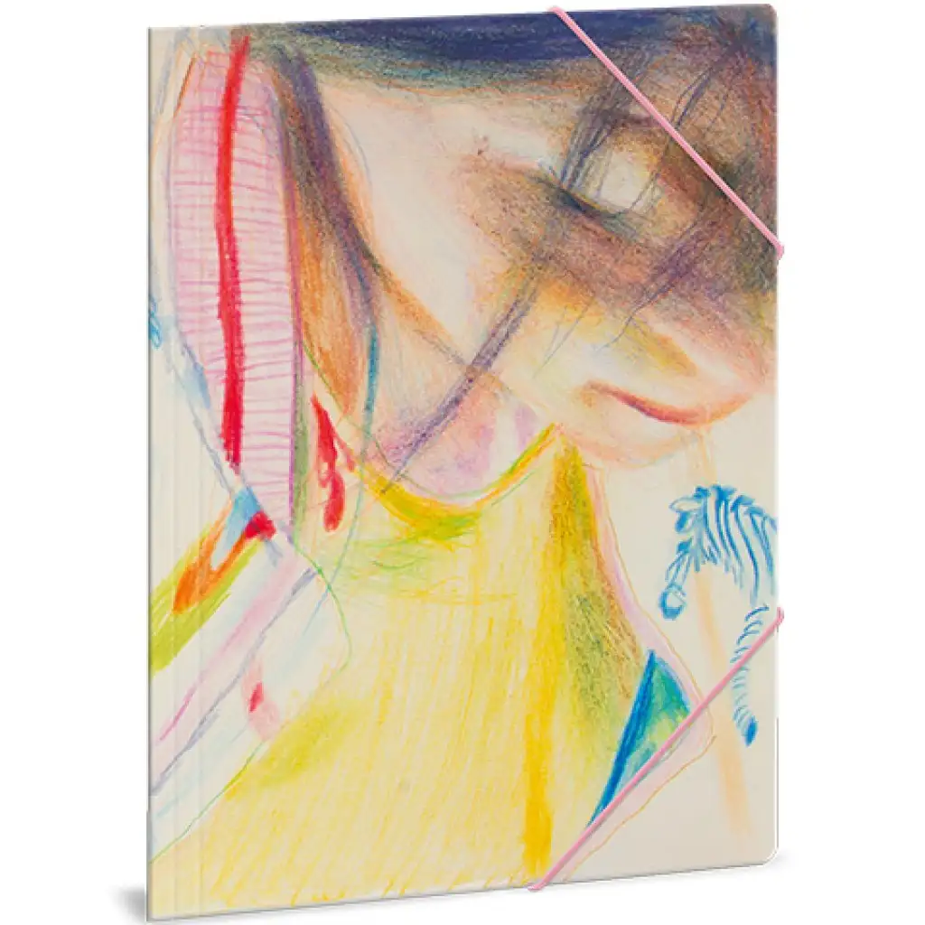 Ars Una: Roseberry Gummibandmappe A/4