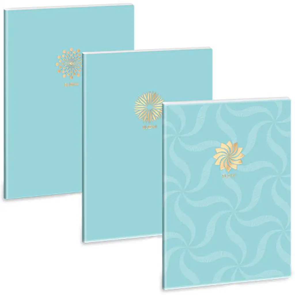 Ars Una: Soft Touch Türkis Spring extra Heft mit Punktraster A/4