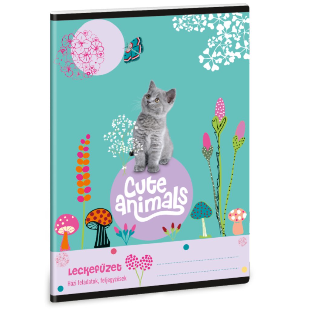 Ars Una: Süße Tiere - Kätzchen Hausaufgabenheft 38 Blatt A/5