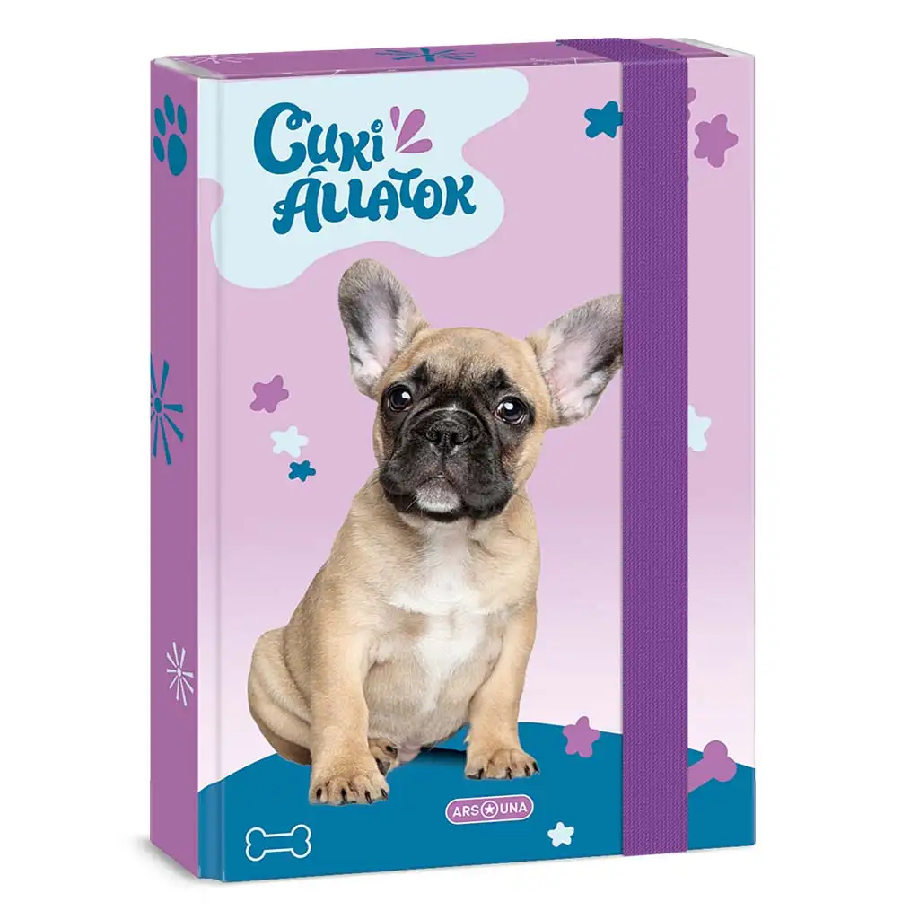 Ars Una: Süßer Französischer Bulldogge A/5 Heftbox