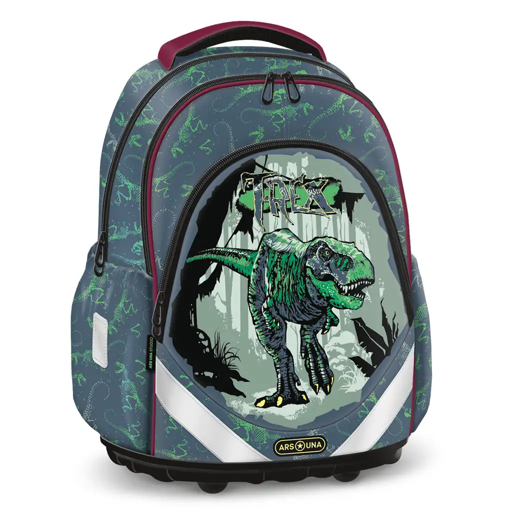 Ars Una: T-Rex anatomischer Schulranzen, Rucksack 33x42x21cm