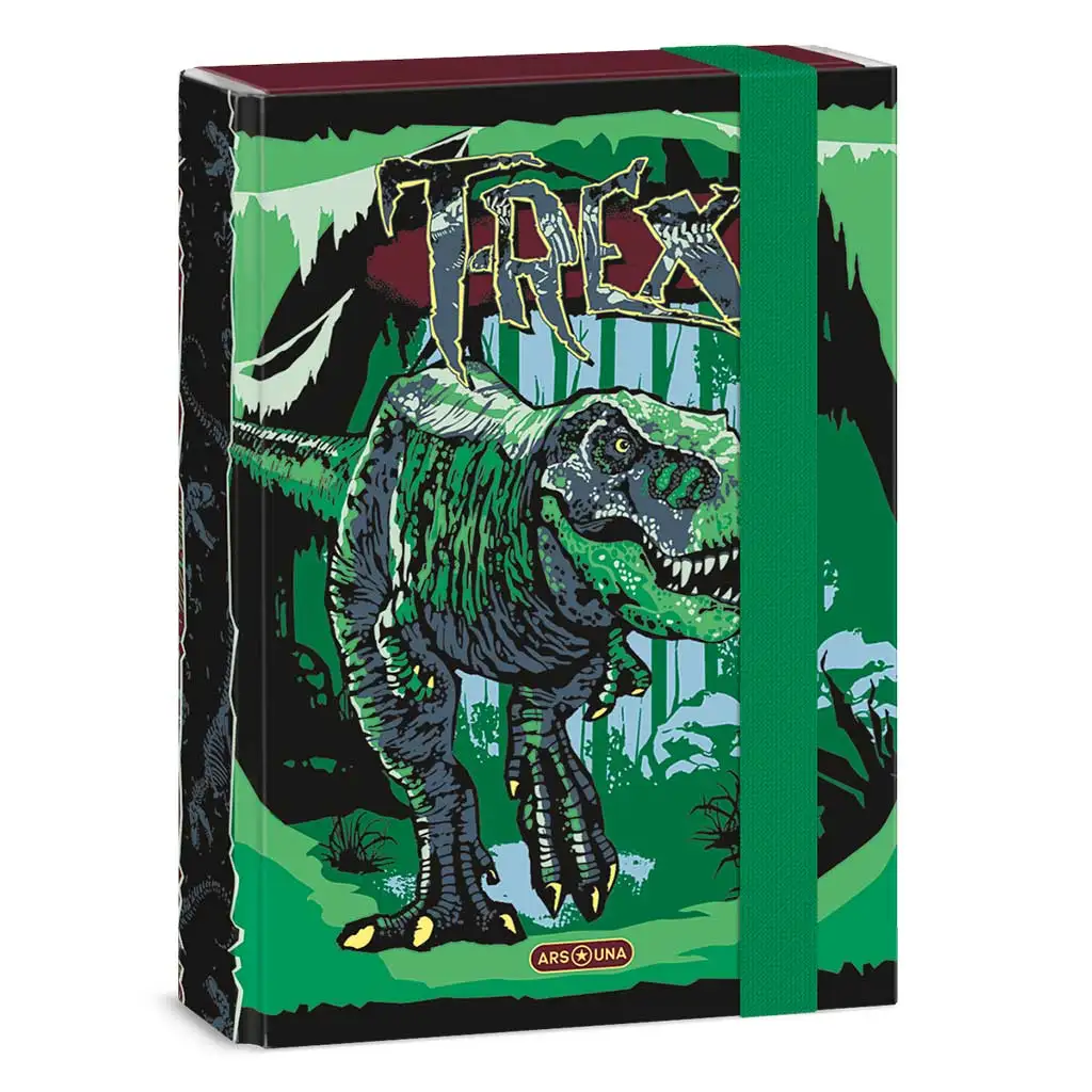 Ars Una: T-Rex gemusterte A5 Heftbox 16x22x3,5 cm
