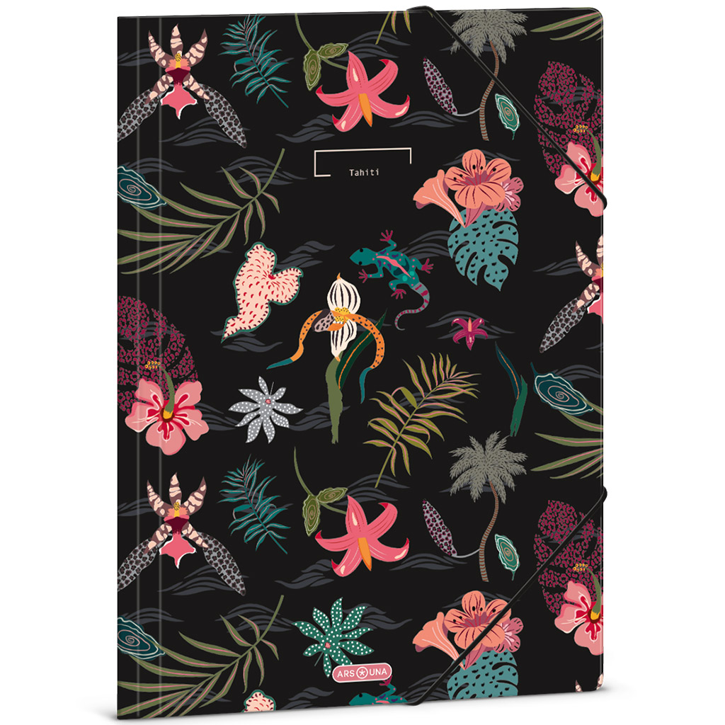 Ars Una: Tahiti Blumen-Gummimap A4