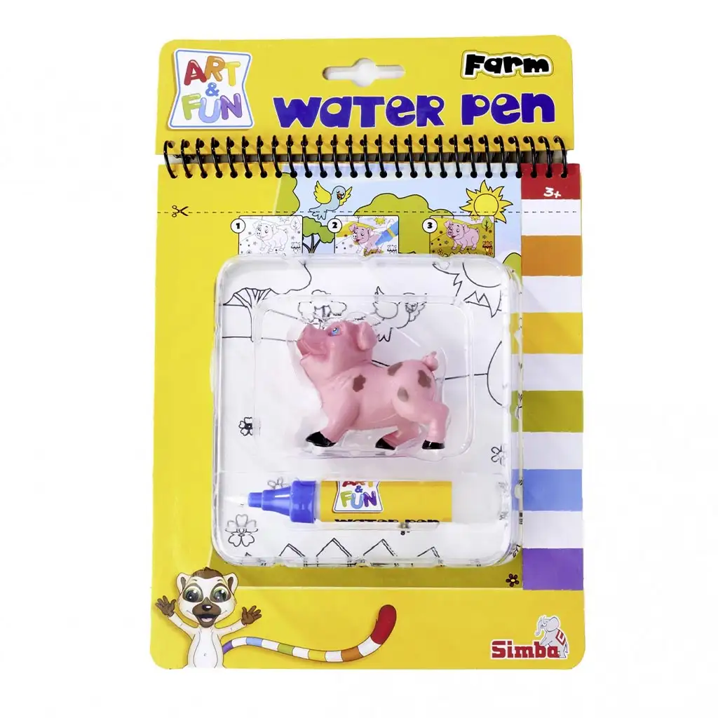 Art&Fun: Bauernhof Zeichnen mit Wasser Kreatives Spiel - Simba Toys