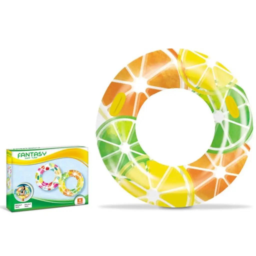 Aufblasbarer Schwimmring mit Fruchtmuster in 2 verschiedenen Varianten kép 2