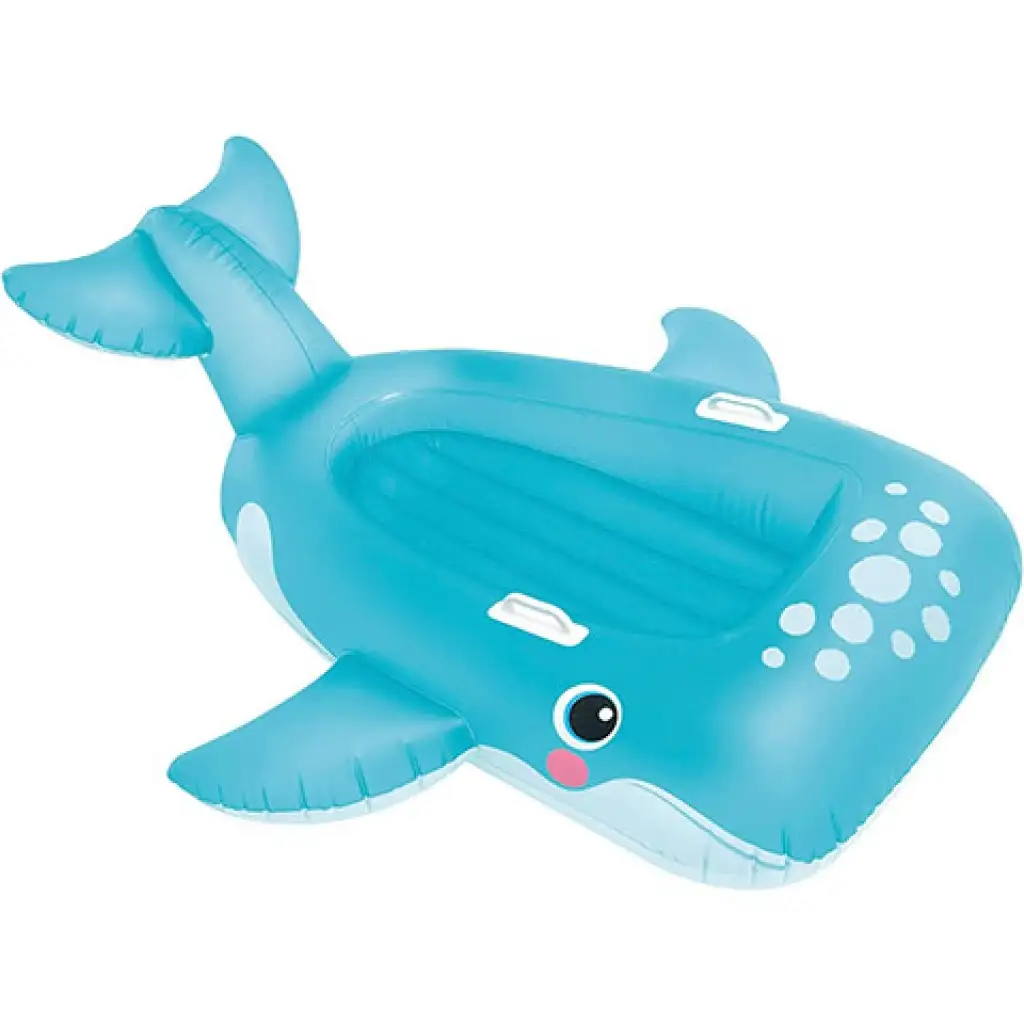 Aufblasbarer Wal-Reitmatratze mit Haltegriff 168x140cm - Intex kép 3