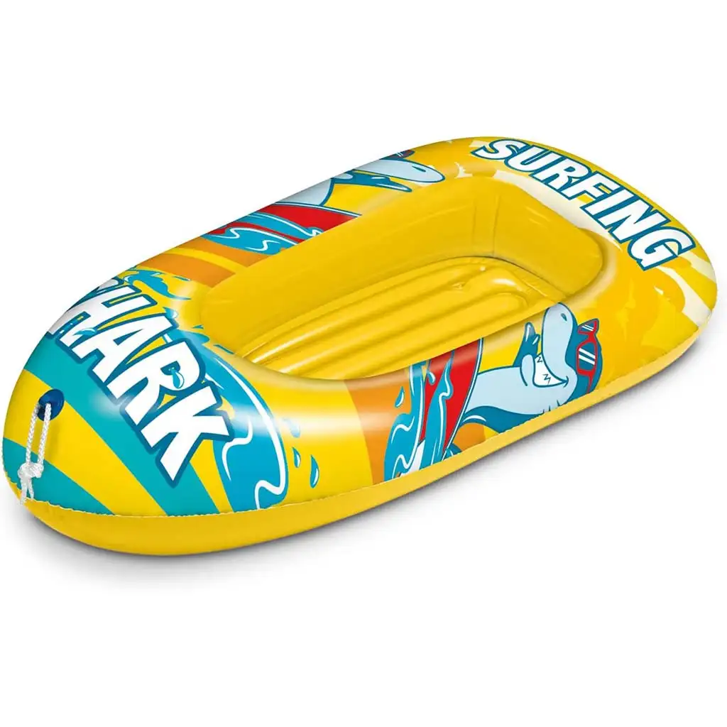 Aufblasbares Boot mit Haifischmuster 112cm - Mondo Toys