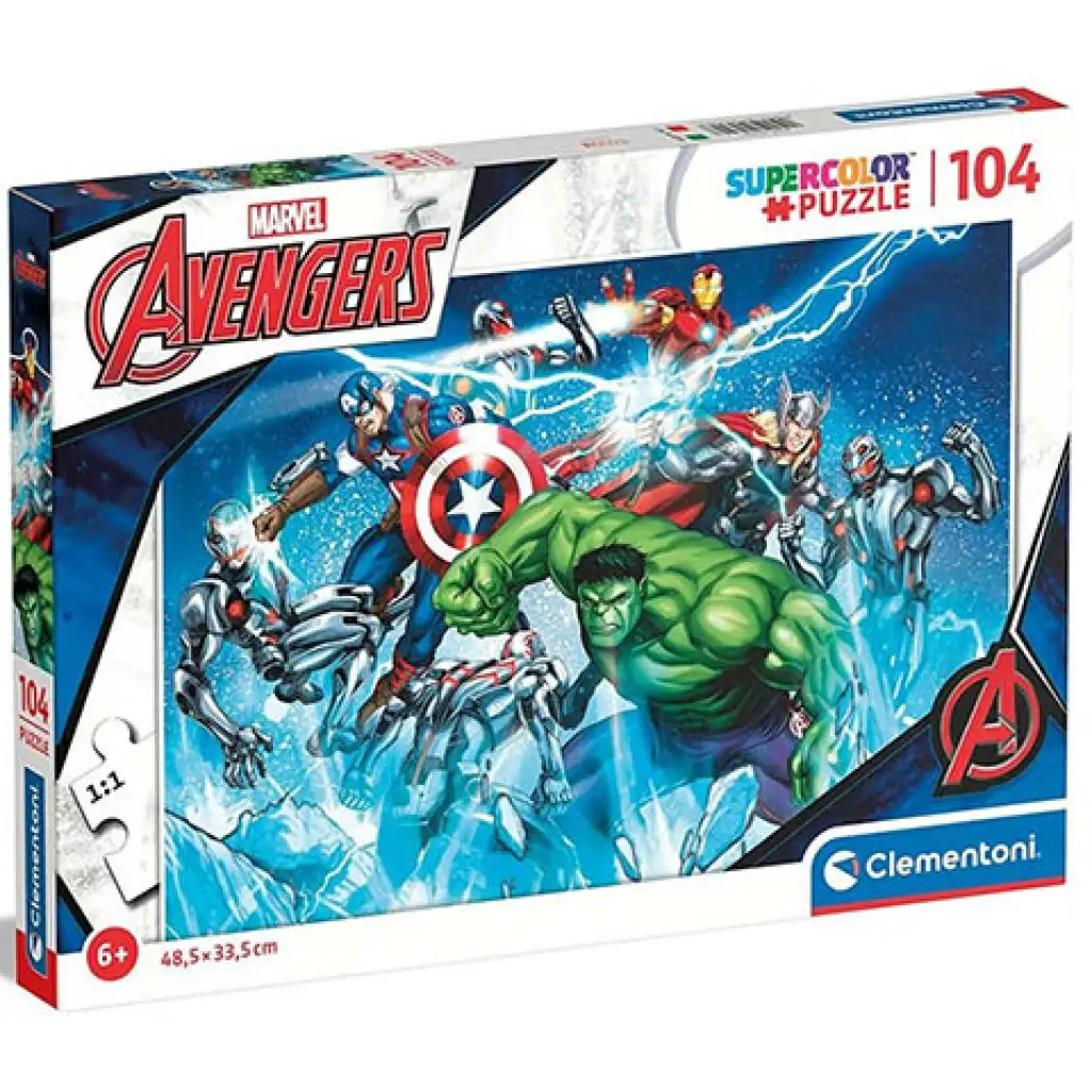 Avengers 104-teiliges Super Color Puzzle - Clementoni