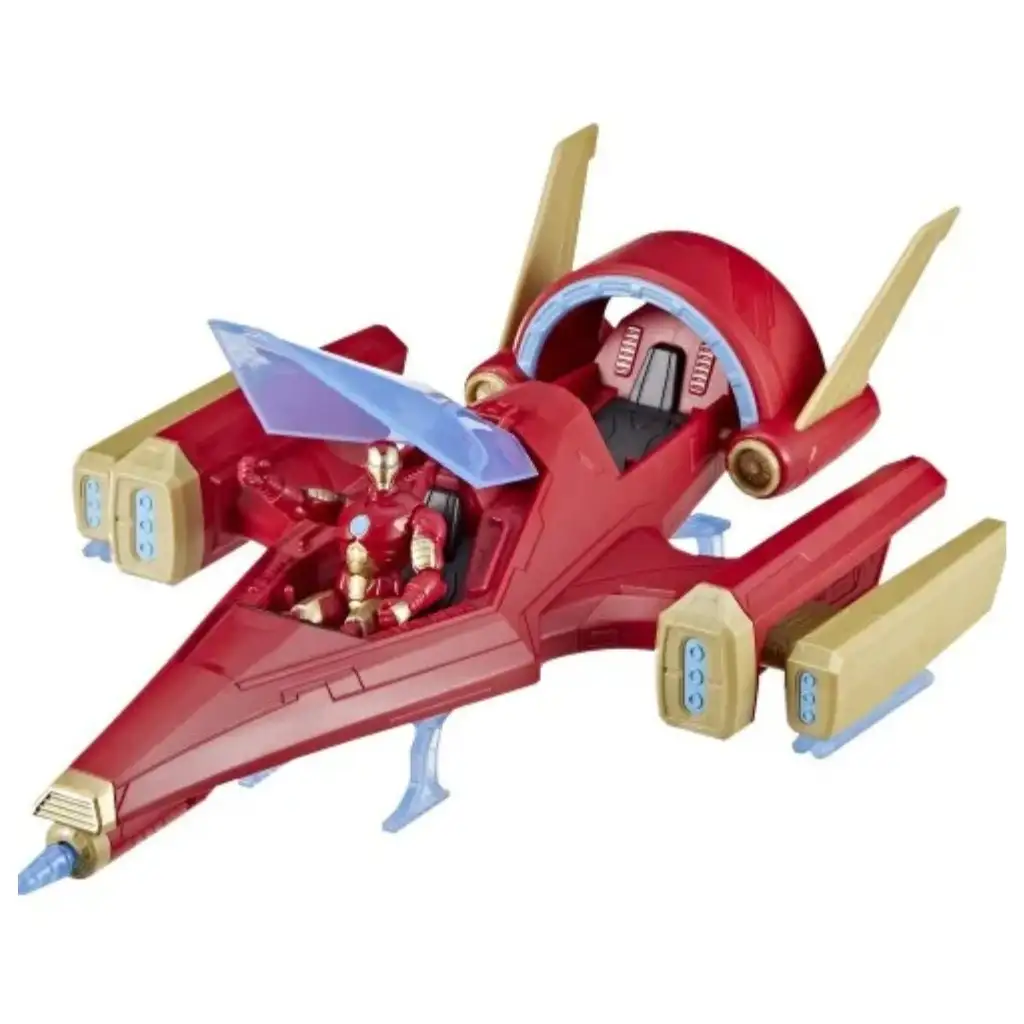 Avengers: Iron Man Repulsor Blast Kampfjet - Hasbro kép 2