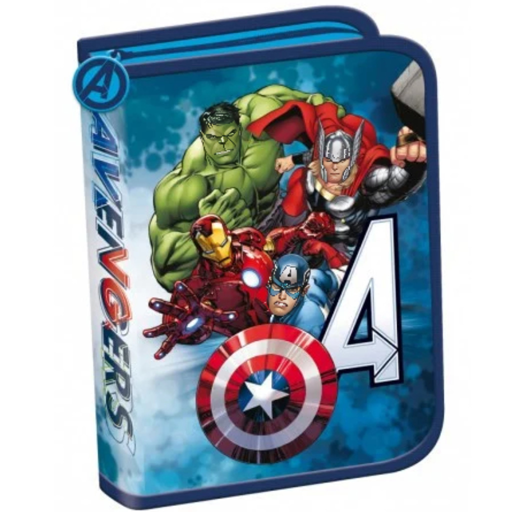 Avengers blaues ausklappbares Federmäppchen 21x14x3,5cm