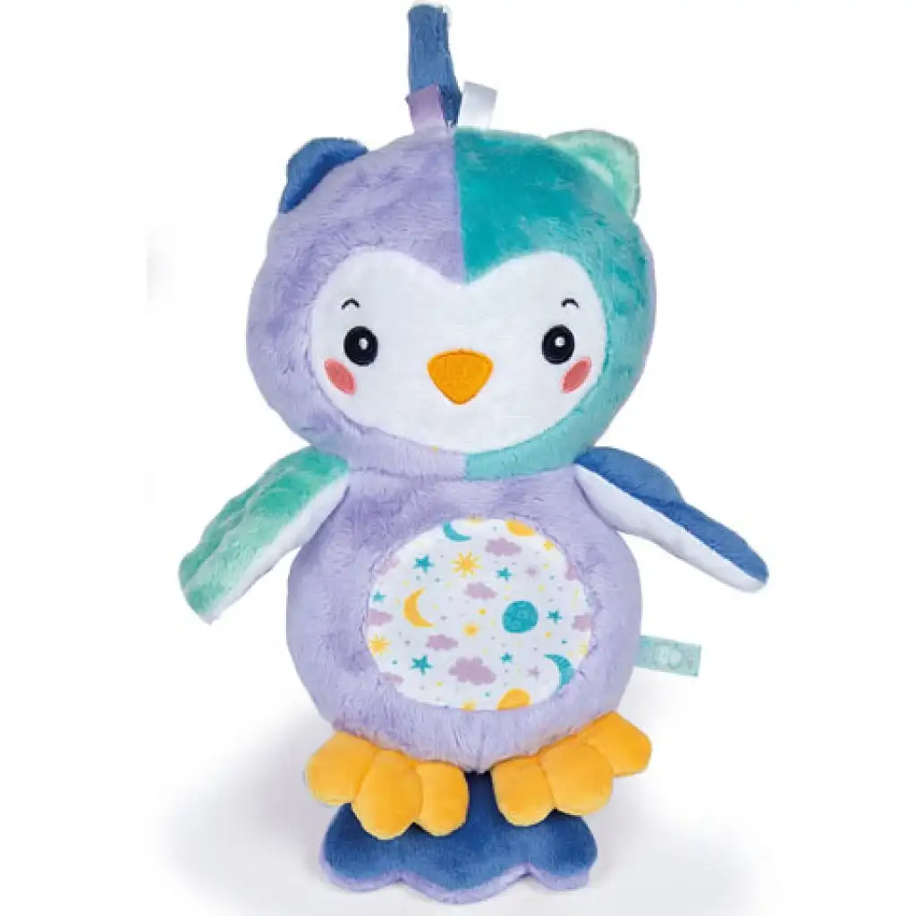 Baby Eule Plüsch mit Licht - Clementoni kép 2