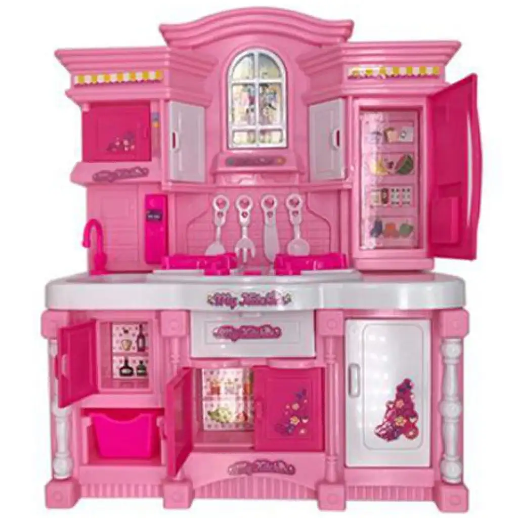 Baby-Möbel mit Licht, Ton und Puppe kép 2