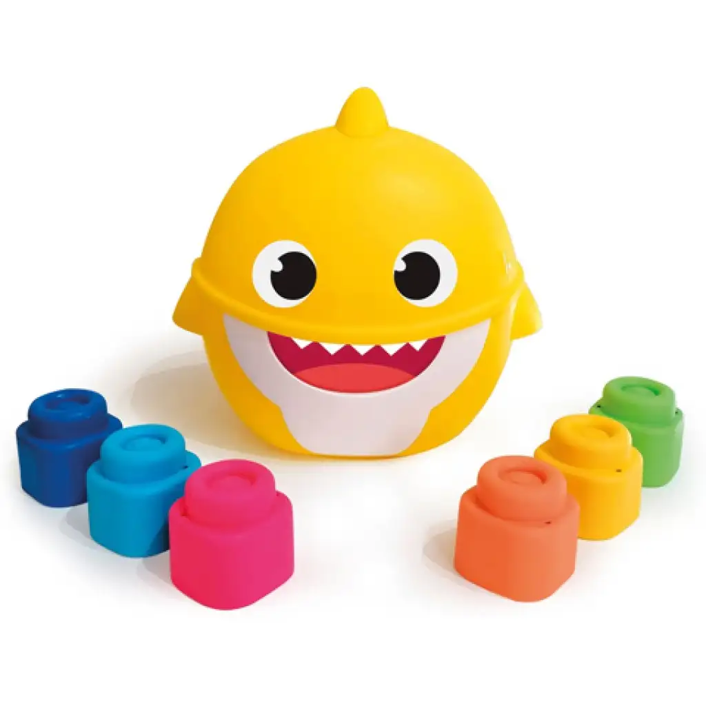 Baby Shark Bausteine im Aufbewahrungsbehälter - Clementoni kép 2