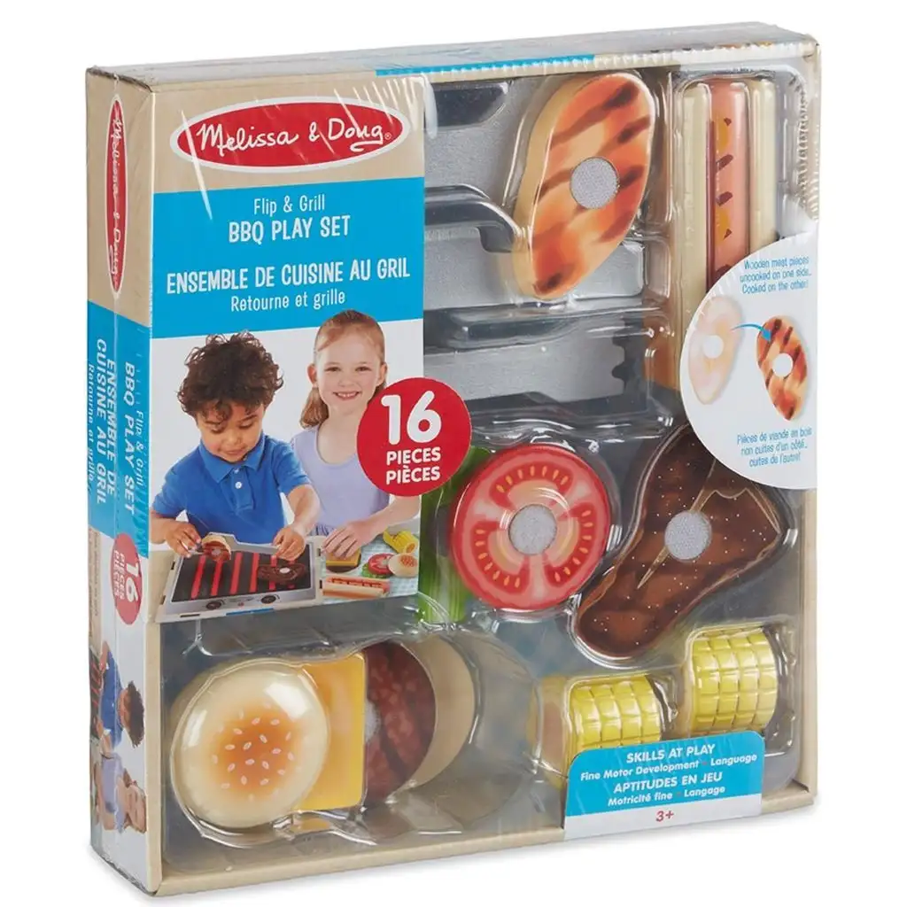 Backen und Kochen: Grill- und BBQ-Spielset - Melissa & Doug kép 2