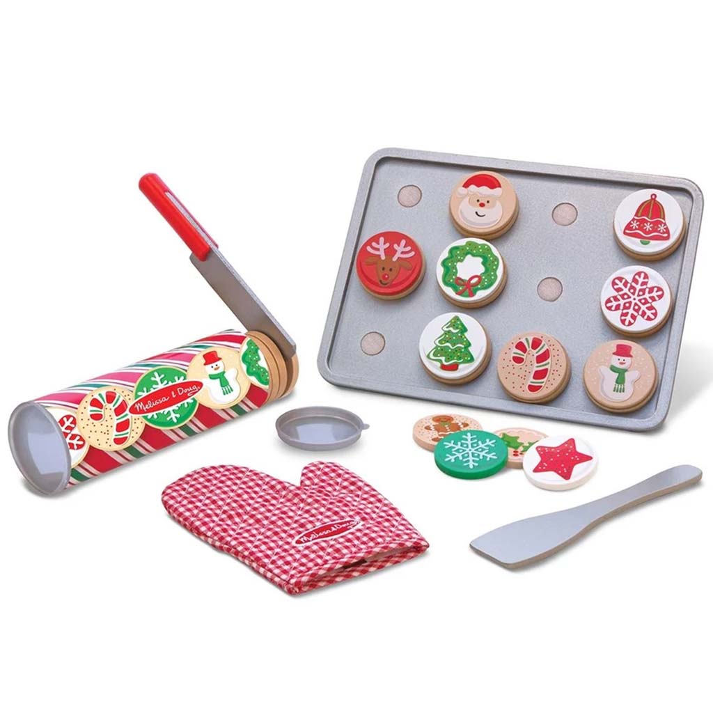 Backen und Kochen Weihnachtsbaum-Keks-Backset - Melissa & Doug kép 2