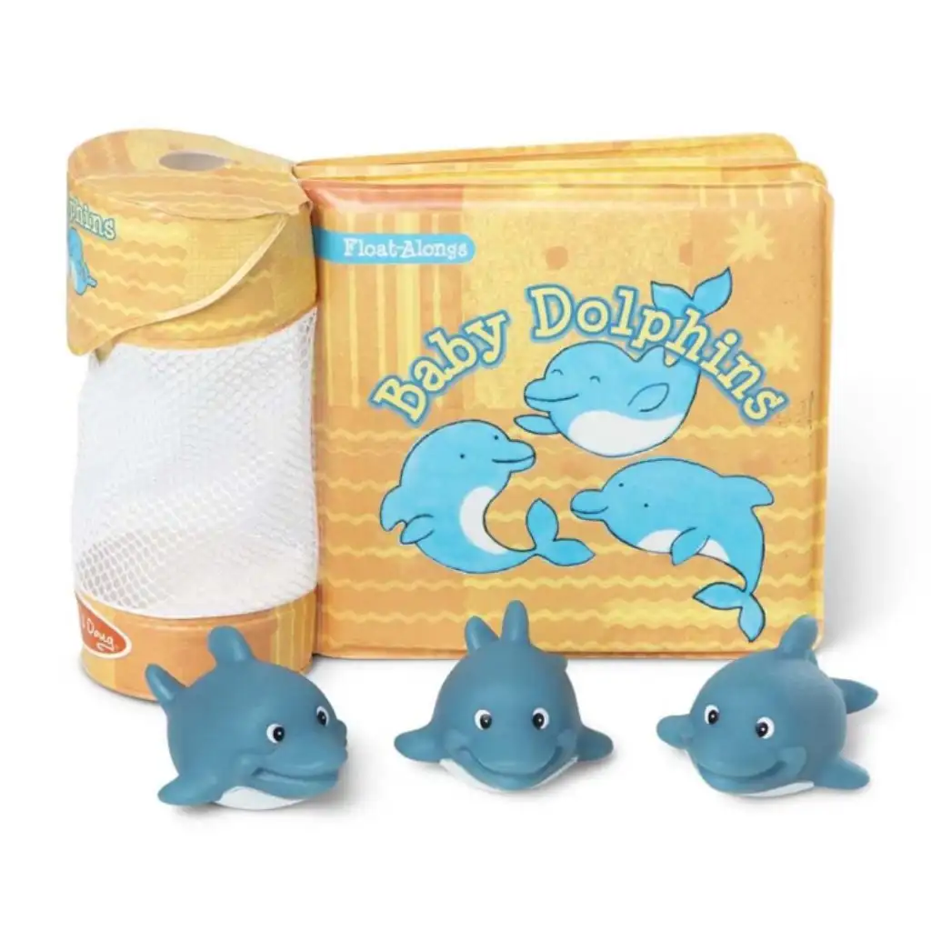Badespielzeug: Wasserfestes Buch, Baby-Delfine - Melissa & Doug
