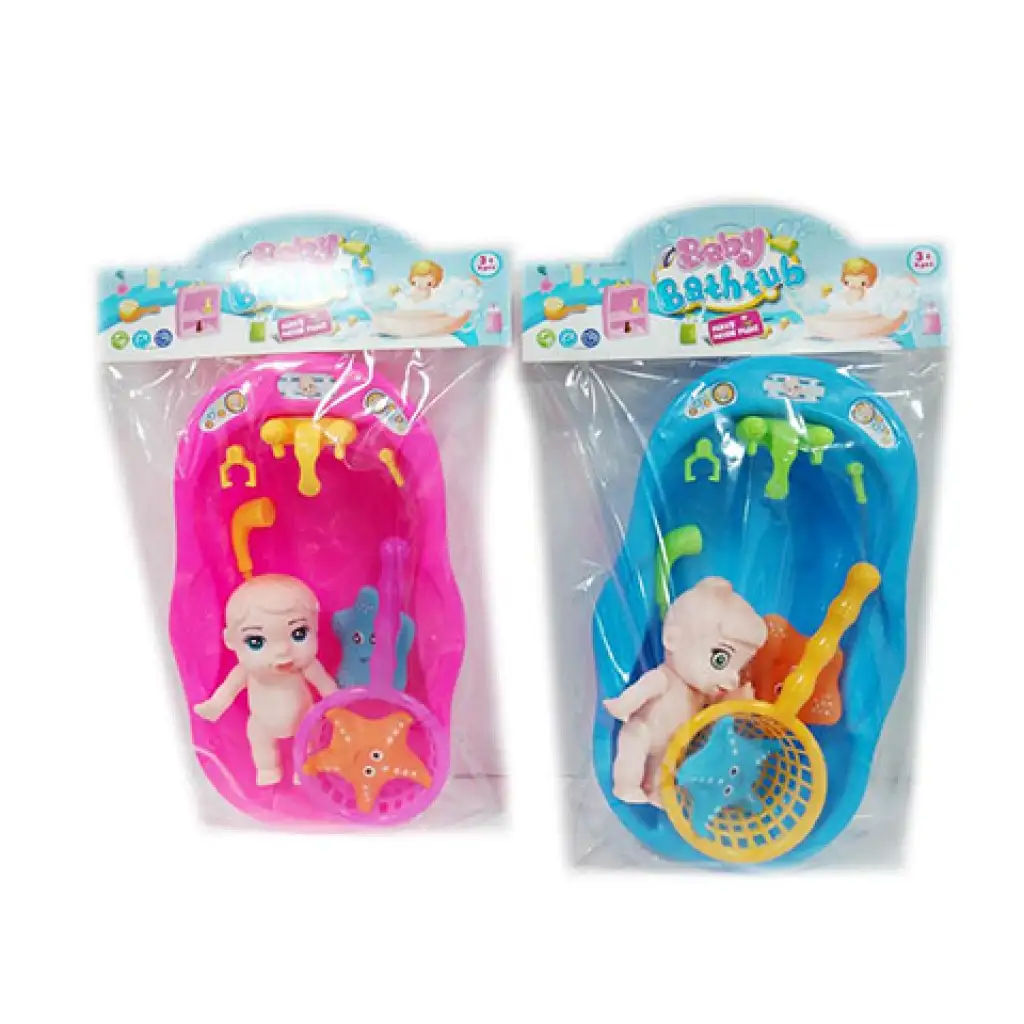 Badewanne mit Baby und anderem Zubehör in verschiedenen Ausführungen