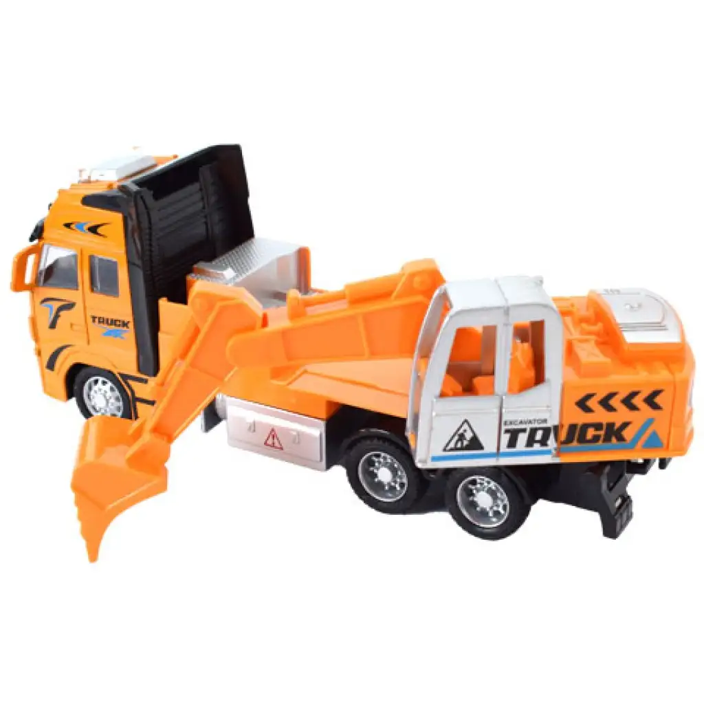 Bagger-LKW in Gelb mit Licht und Ton 1/38 kép 2