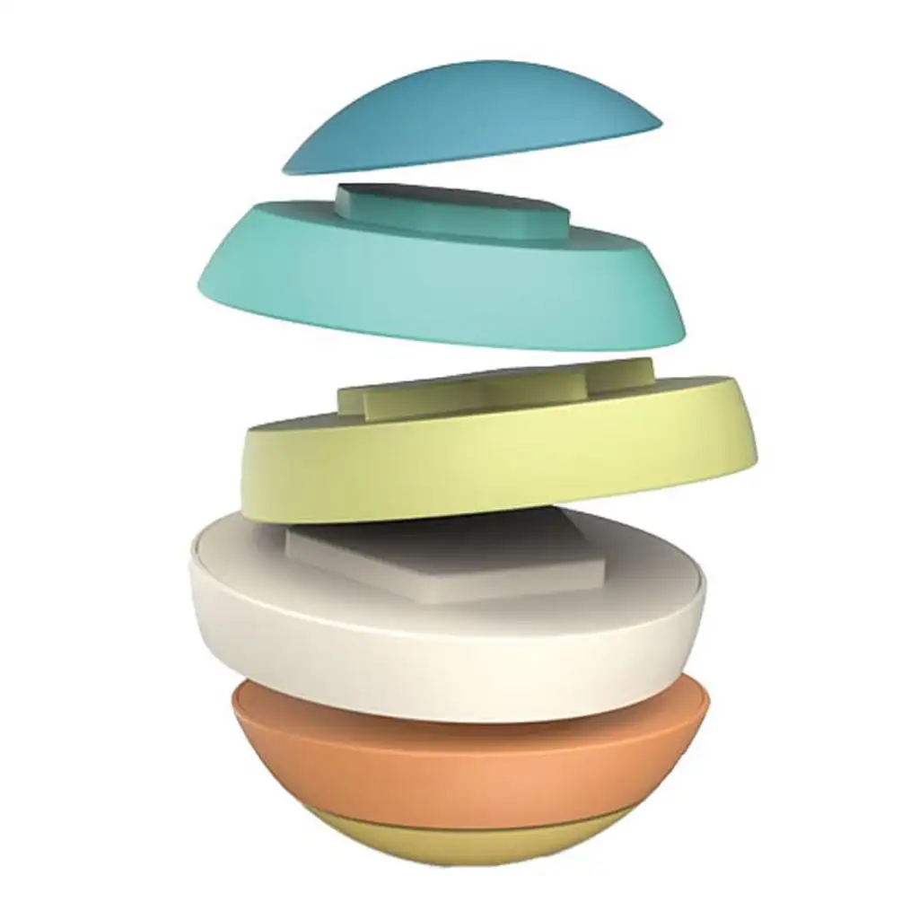 Ball 6er-Turmbauspiel 12cm kép 2