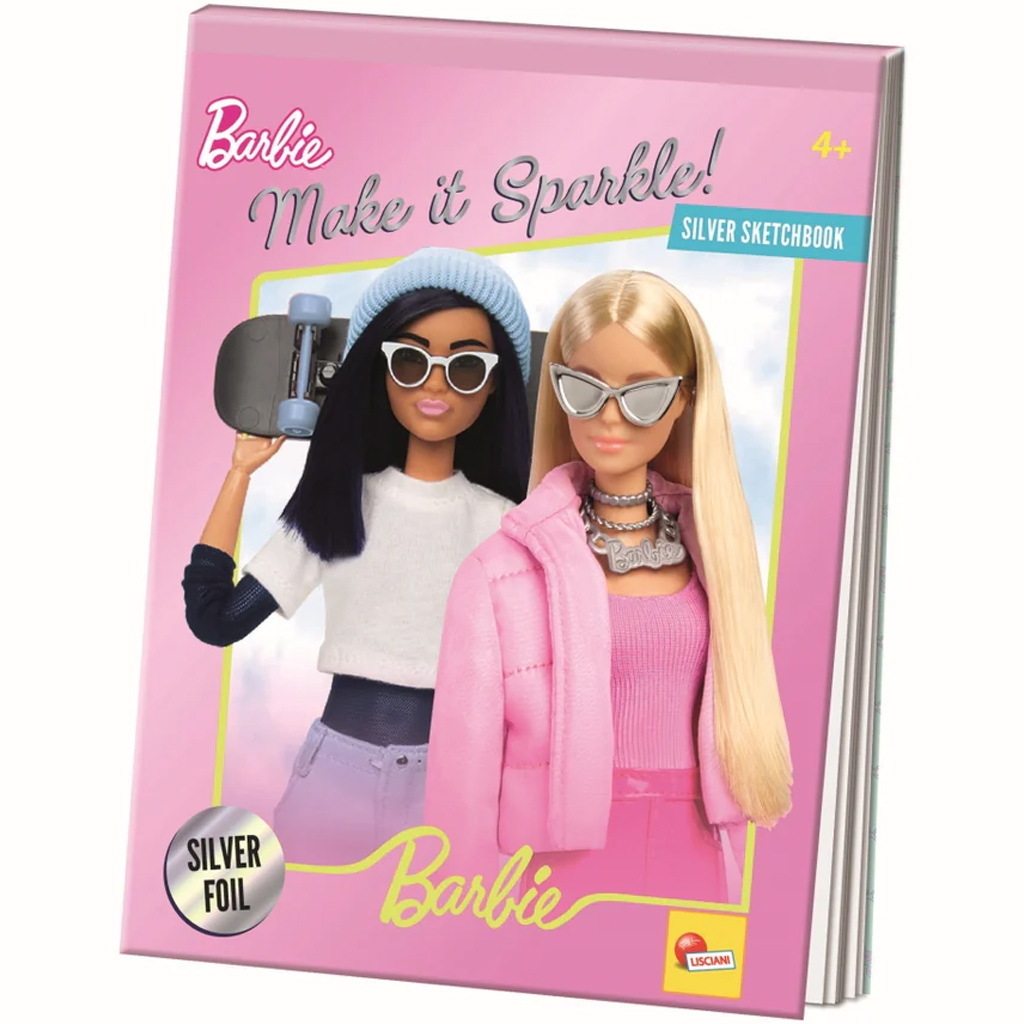 Barbie – Lass es funkeln! Glitzerndes Zeichenheft - Lisciani