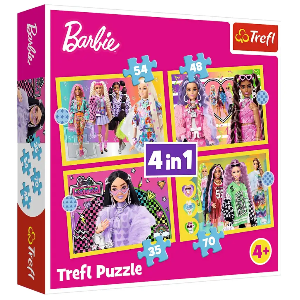 Barbie 4-in-1 Puzzle - Trefl