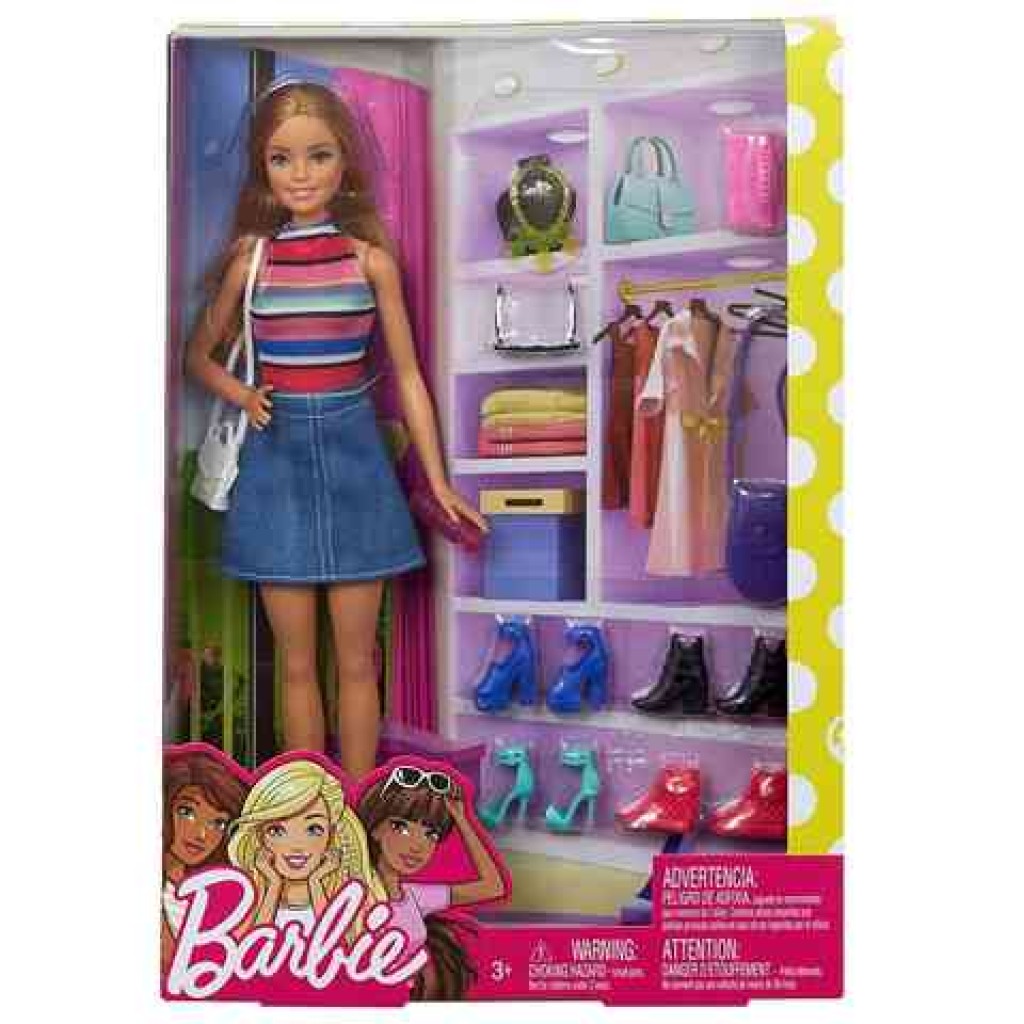 Barbie: Barbie-Puppe mit Schuhen und Accessoires - Mattel