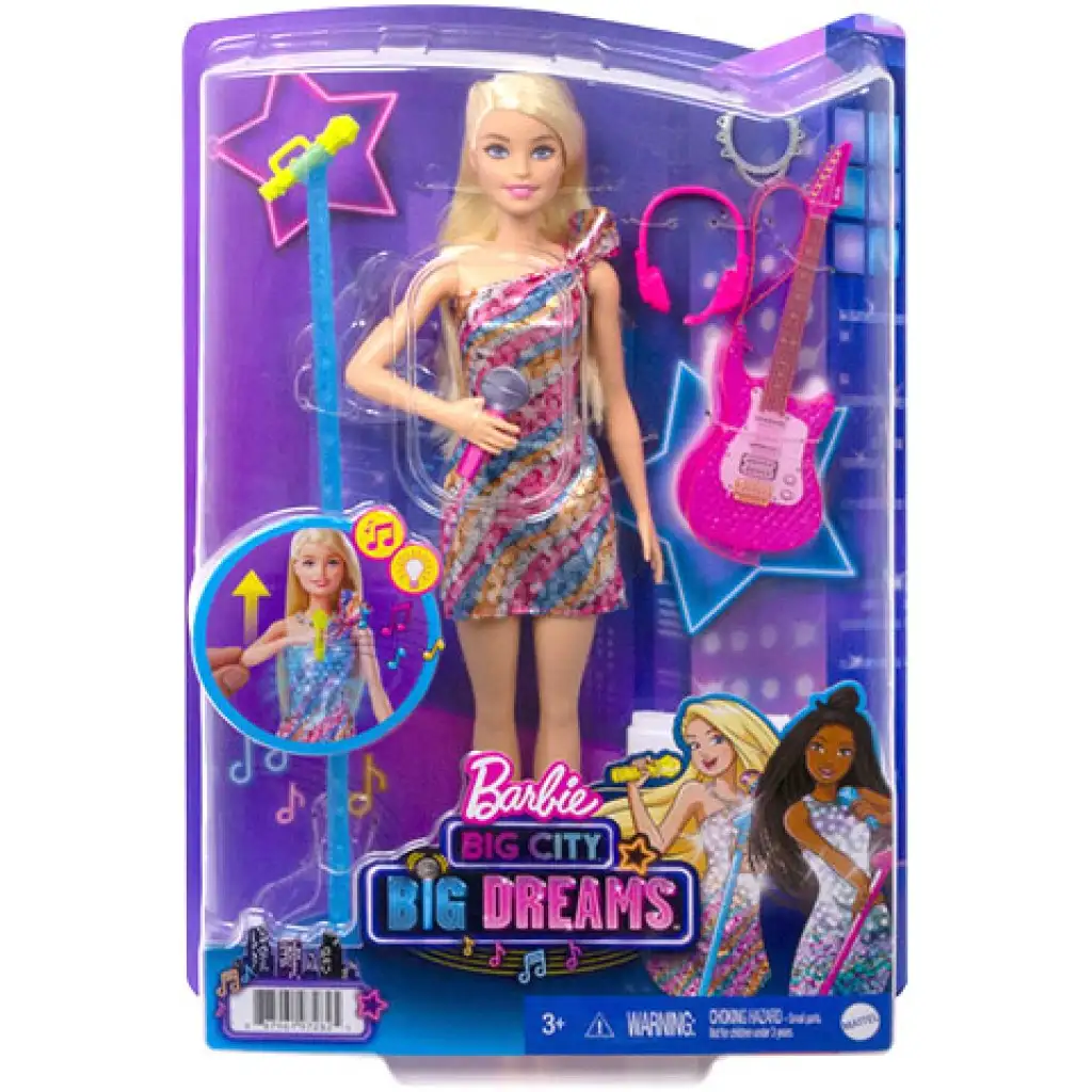 Barbie: Big City, Big Dreams Malibu Karaoke Puppe - Mattel
