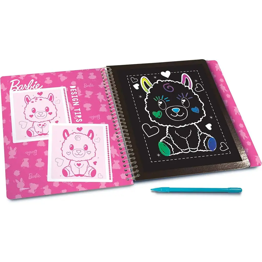 Barbie Cutie Kratzbild-Set mit 44 Seiten – Lisciani kép 2
