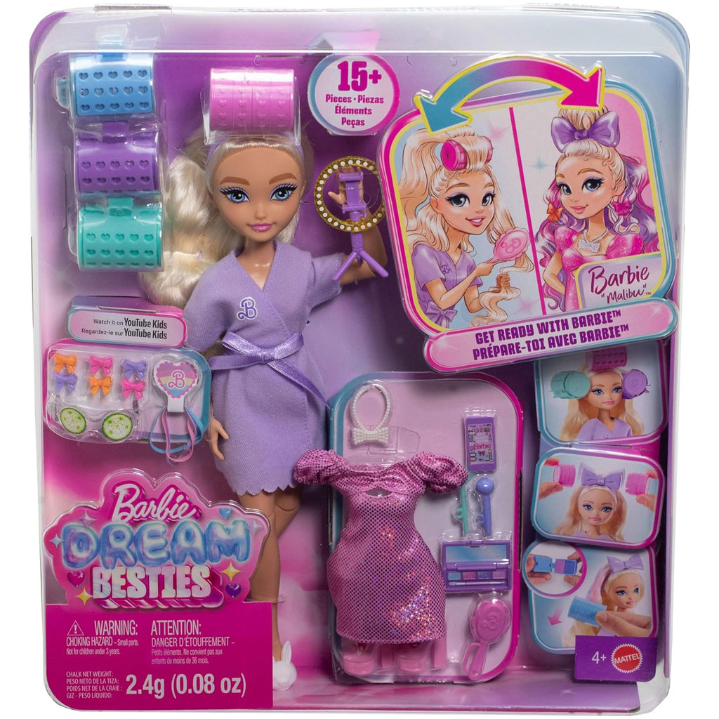 Barbie Dream Besties Hairstylist Malibu Puppe – Mattel