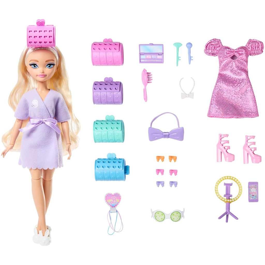 Barbie Dream Besties Hairstylist Malibu Puppe – Mattel kép 3