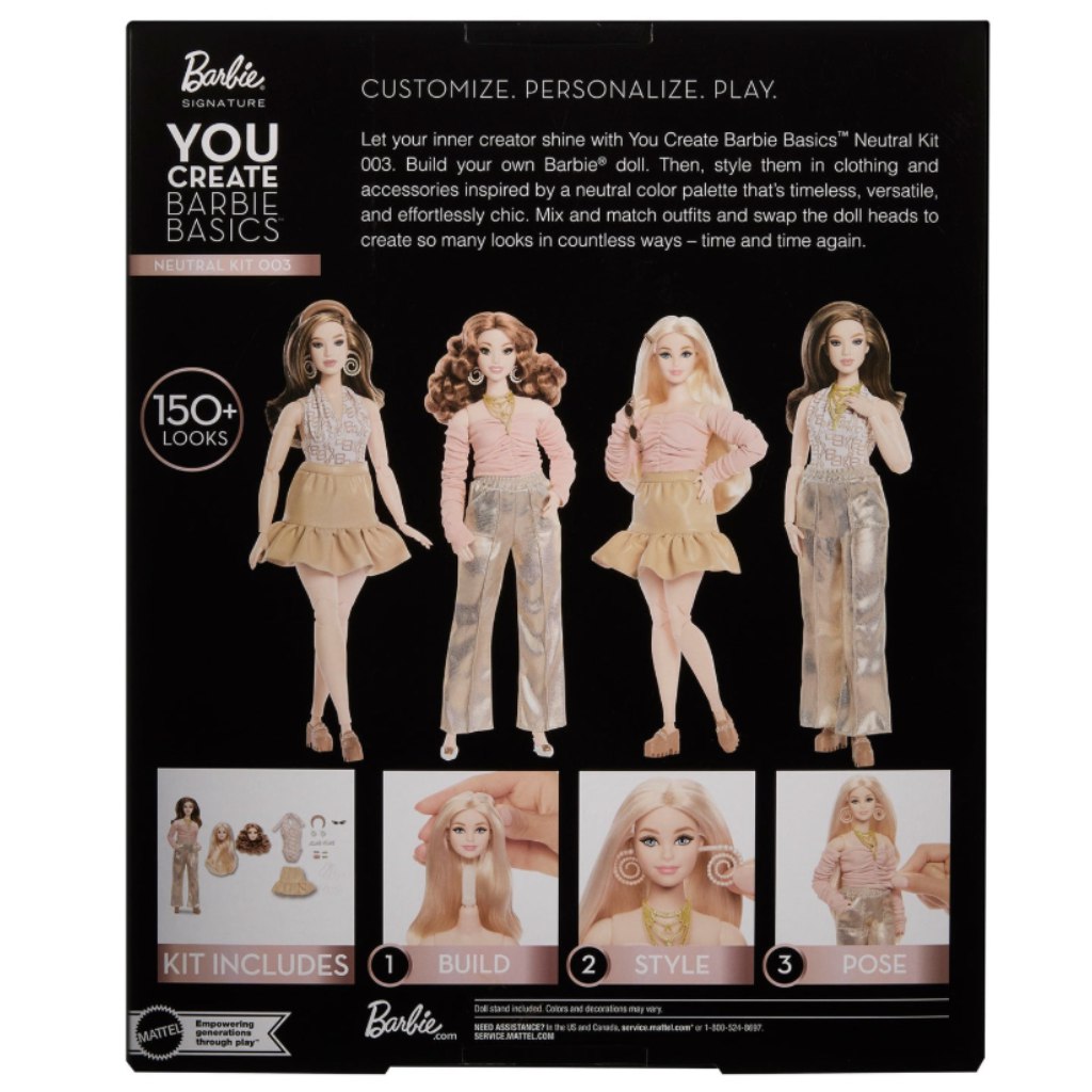 Barbie: Du gestaltest Puppe – Mattel kép 3