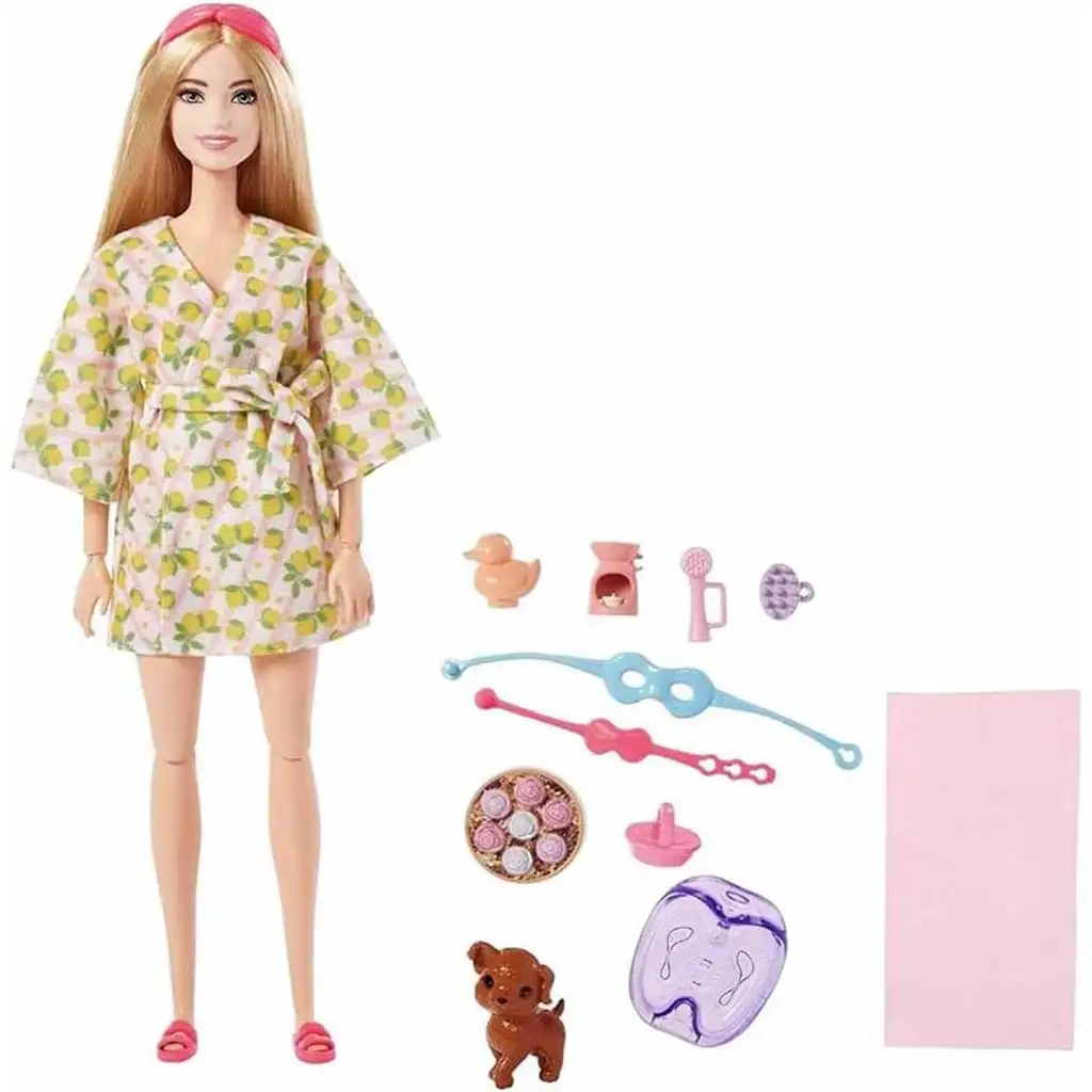 Barbie: Entspannung und Erholung mit dem kleinen Hund - Mattel kép 2