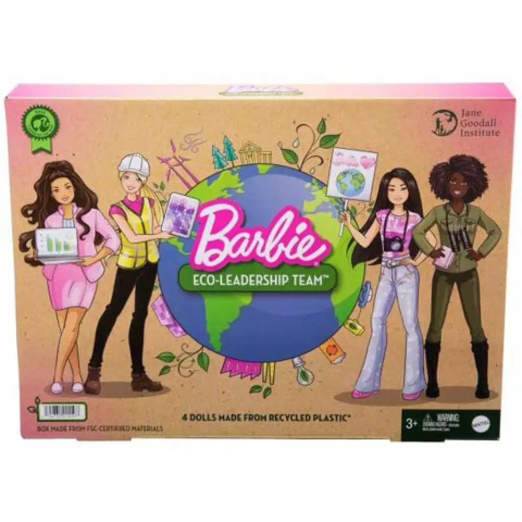 Barbie: Gemeinsam für die Erde Karrierepuppen 4er-Pack - Mattel