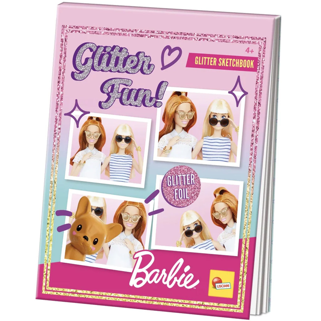 Barbie Glitzer-Zeichenheft - Lisciani
