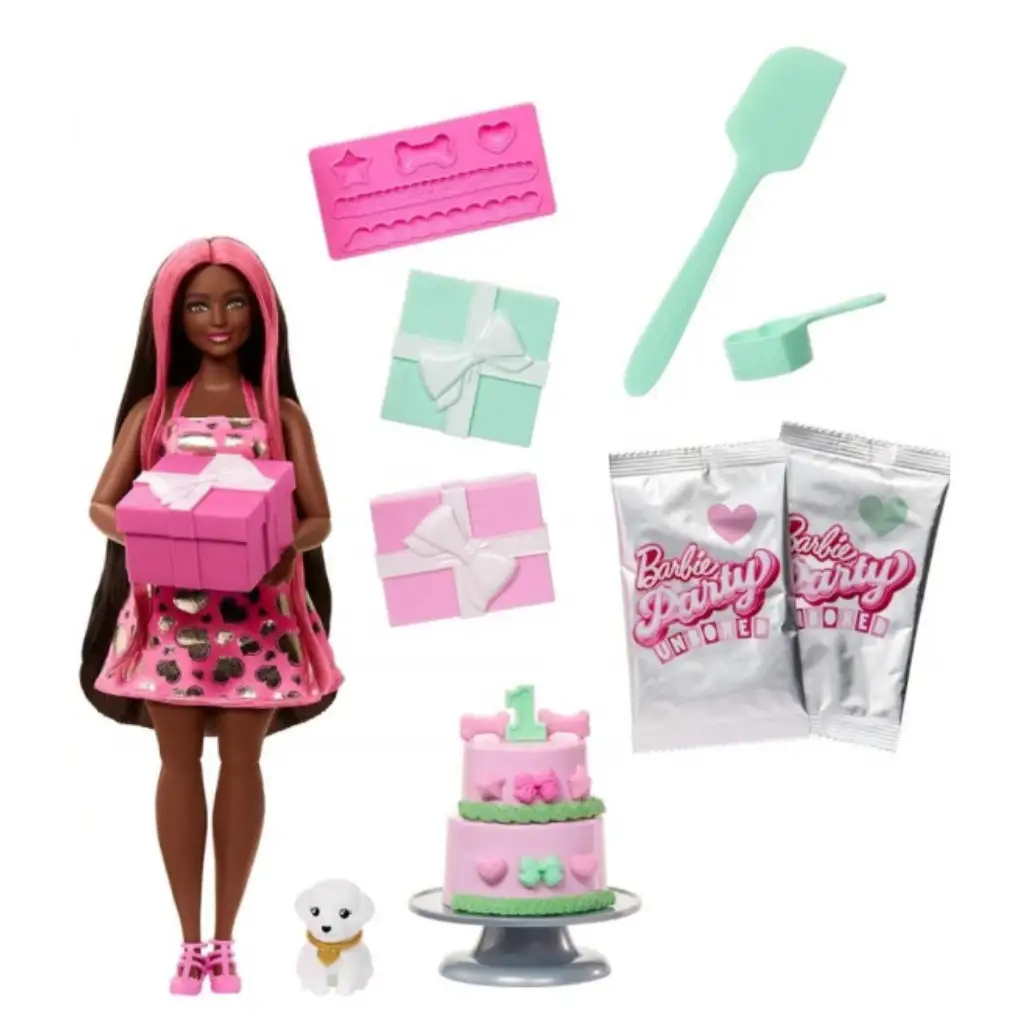 Barbie: Party Reveal Überraschungsset - Mattel kép 2