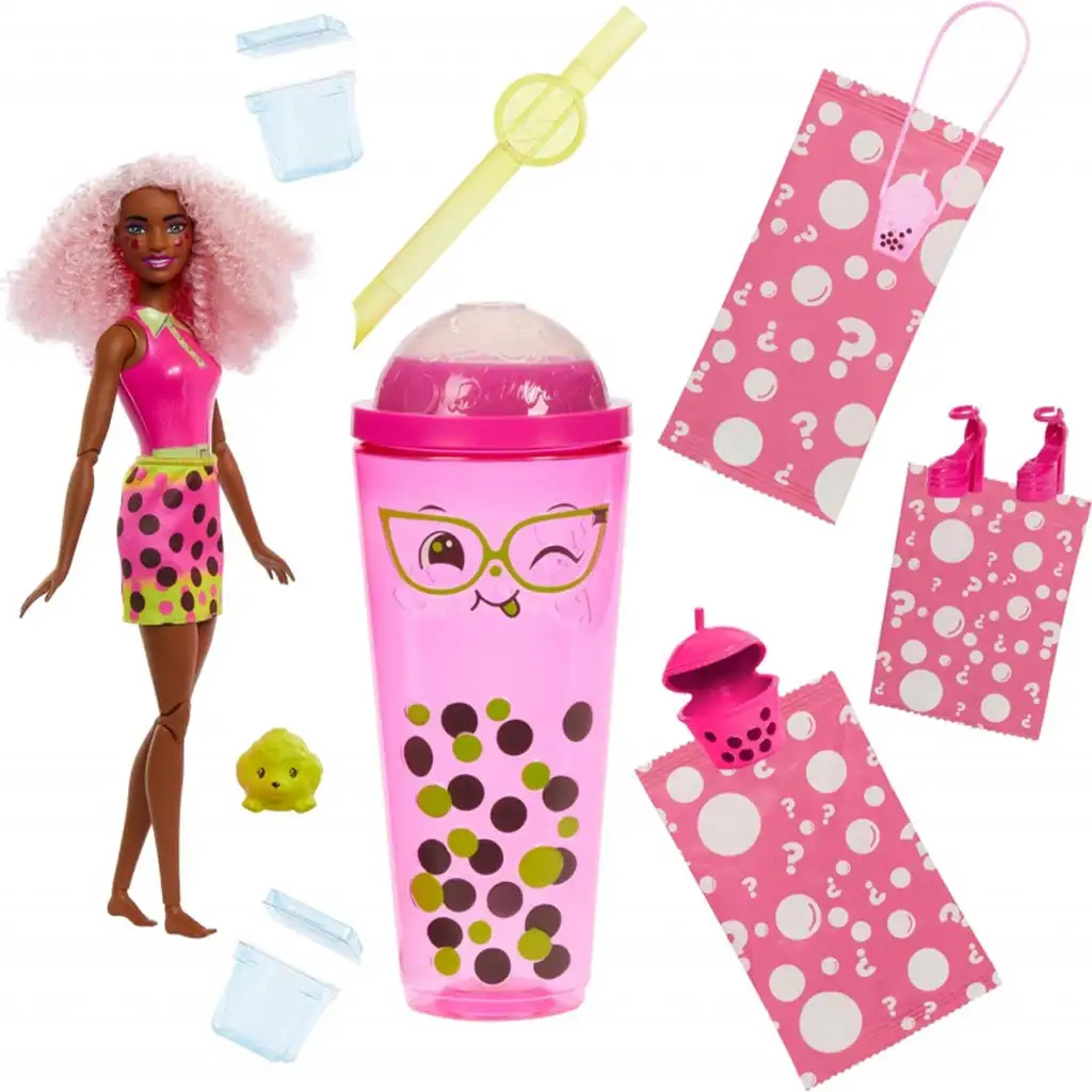 Barbie: Slime Reveal Bubi Party Rosa Puppe - Mattel kép 2