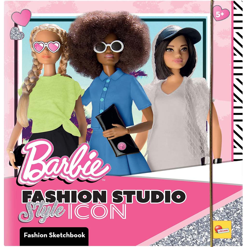 Barbie Style Icon Mal- und Anziehset – Lisciani