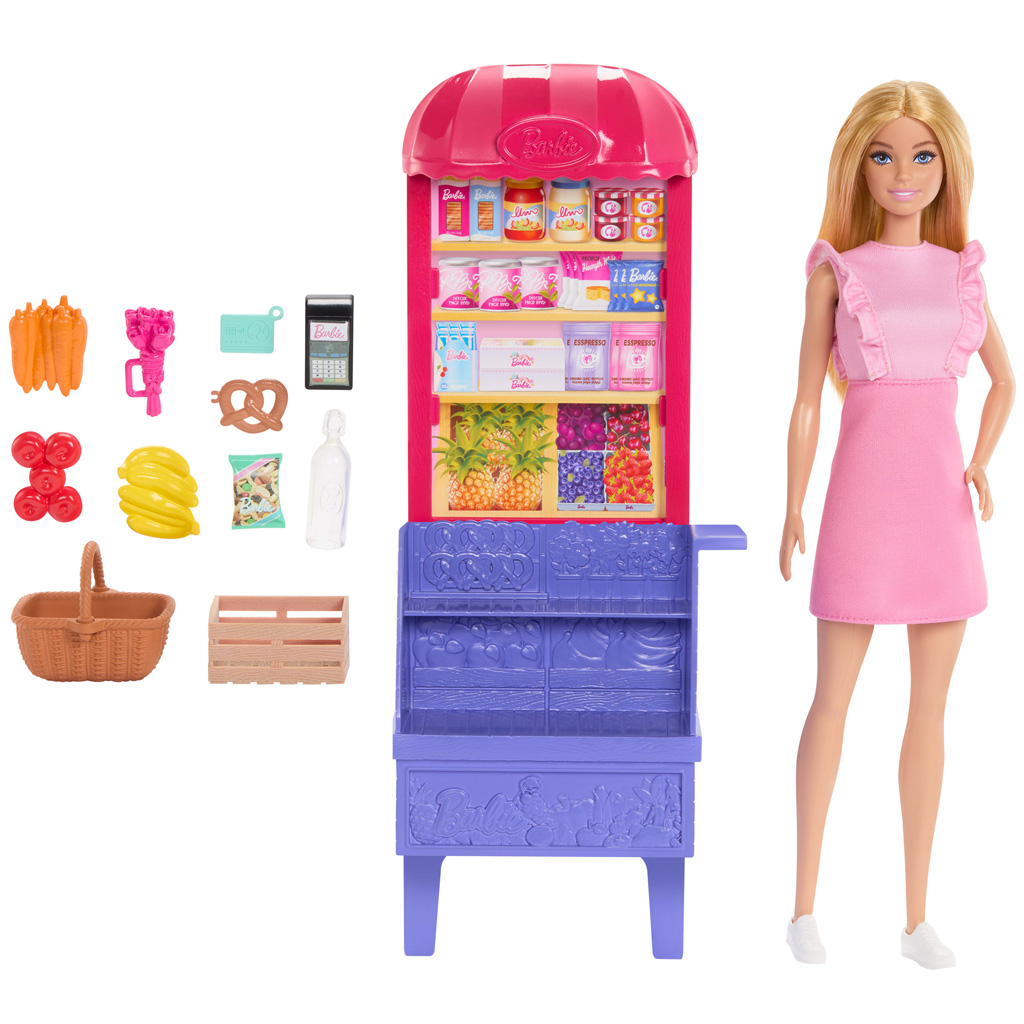 Barbie und Teresa: Das Rezept der Freundschaft – Barbies Feinkosttheke Spielset – Mattel kép 3