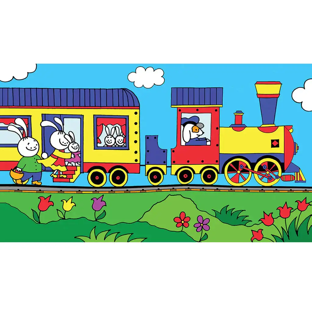 Bartos Erika: Der kleine Zug im Moha-Tal Diafilm