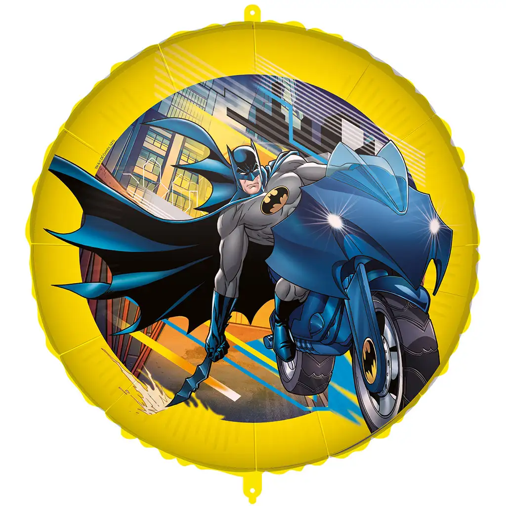 Batman-Motorrad-Folienballon 46 cm