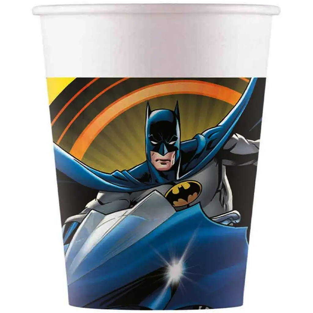 Batman Pappbecher 8er-Set 200ml