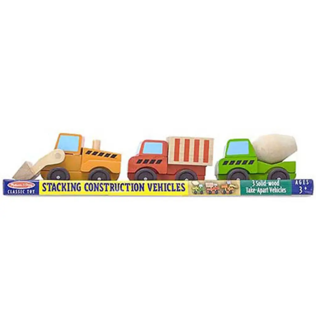 Baufahrzeug-Set aus Holz - Melissa & Doug