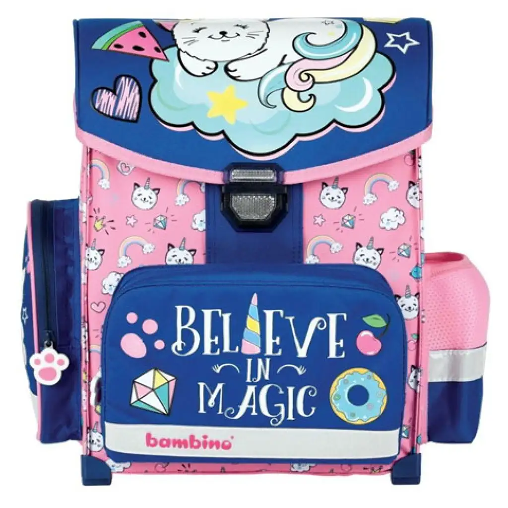 Beleive in Magic: Cicakornis ergonomischer Schulranzen, Rucksack 36x27x14cm - Bambino