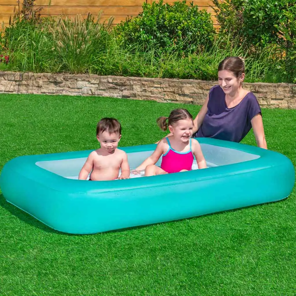 Bestway: Aquababes™ quadratisches Planschbecken mit Ringen 165 x 104 x 25 cm kép 3