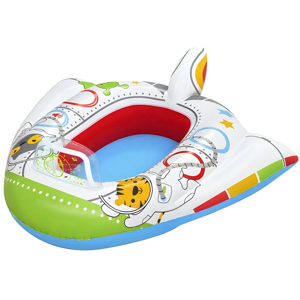 Bestway: Astronauten-Babyschlauchboot mit Geräusch 104x99cm