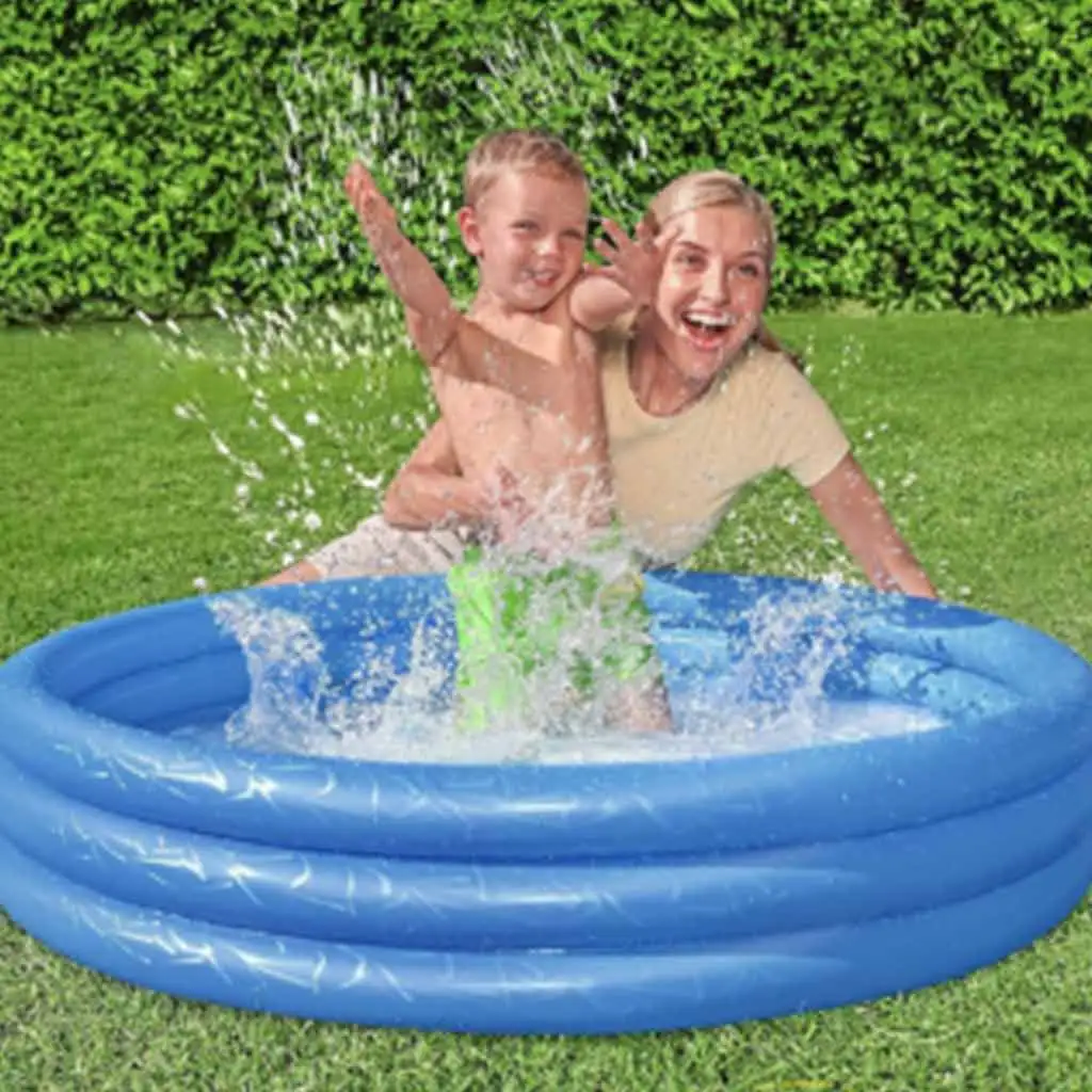Bestway: Dreiring-Aufblasbarer Kinderpool 102 cm x 25 cm kép 3