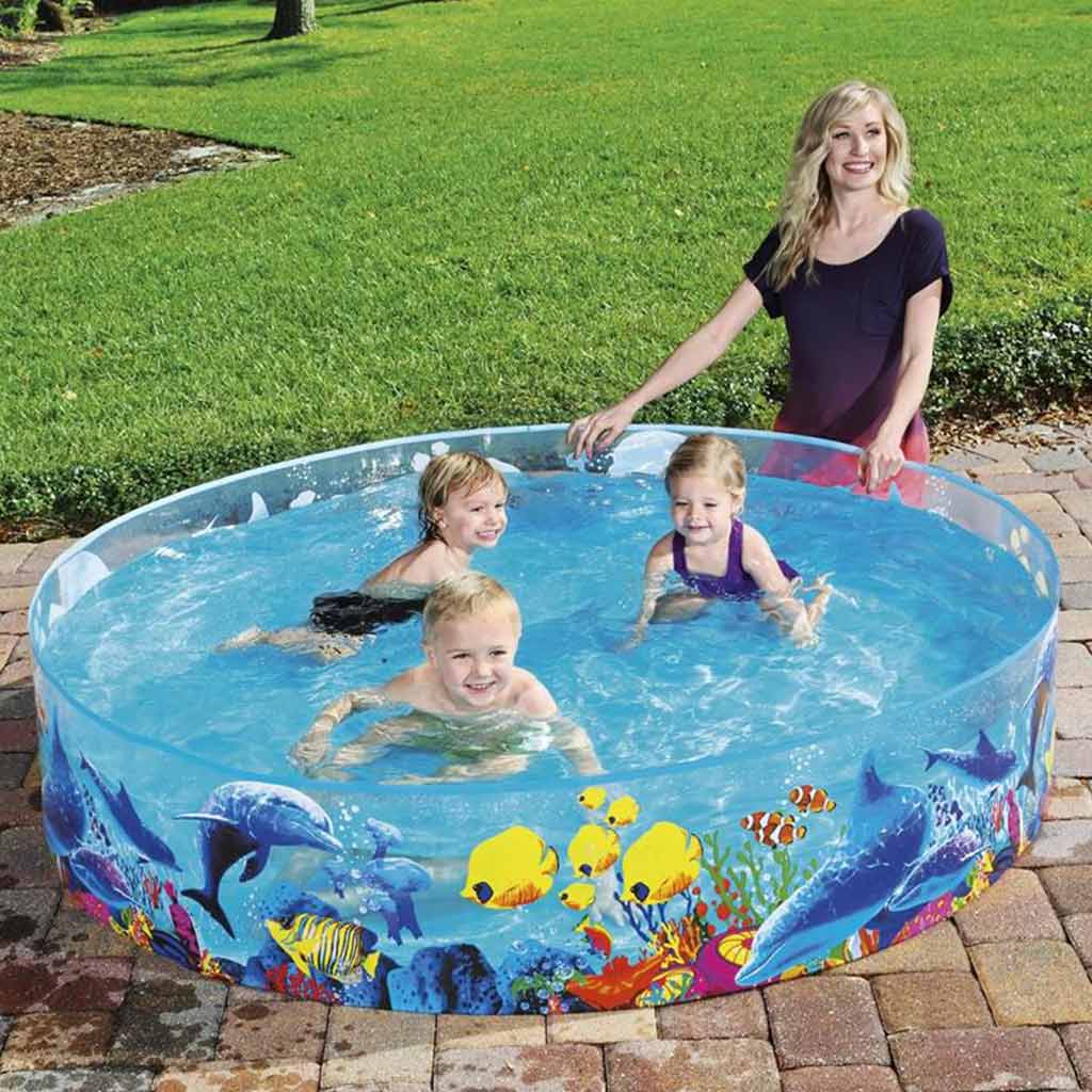 Bestway: Fill N Fun Odyssey Hartwand-Kinderpool, Ø 183 x 38 cm kép 2