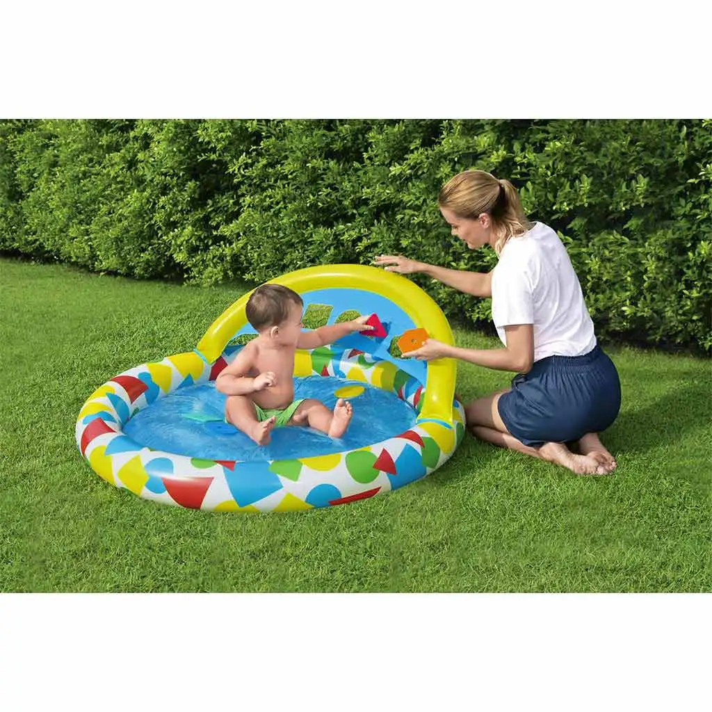 Bestway: Lil Splash & Learn™ Planschbecken 120 x 117 x 46 cm kép 2