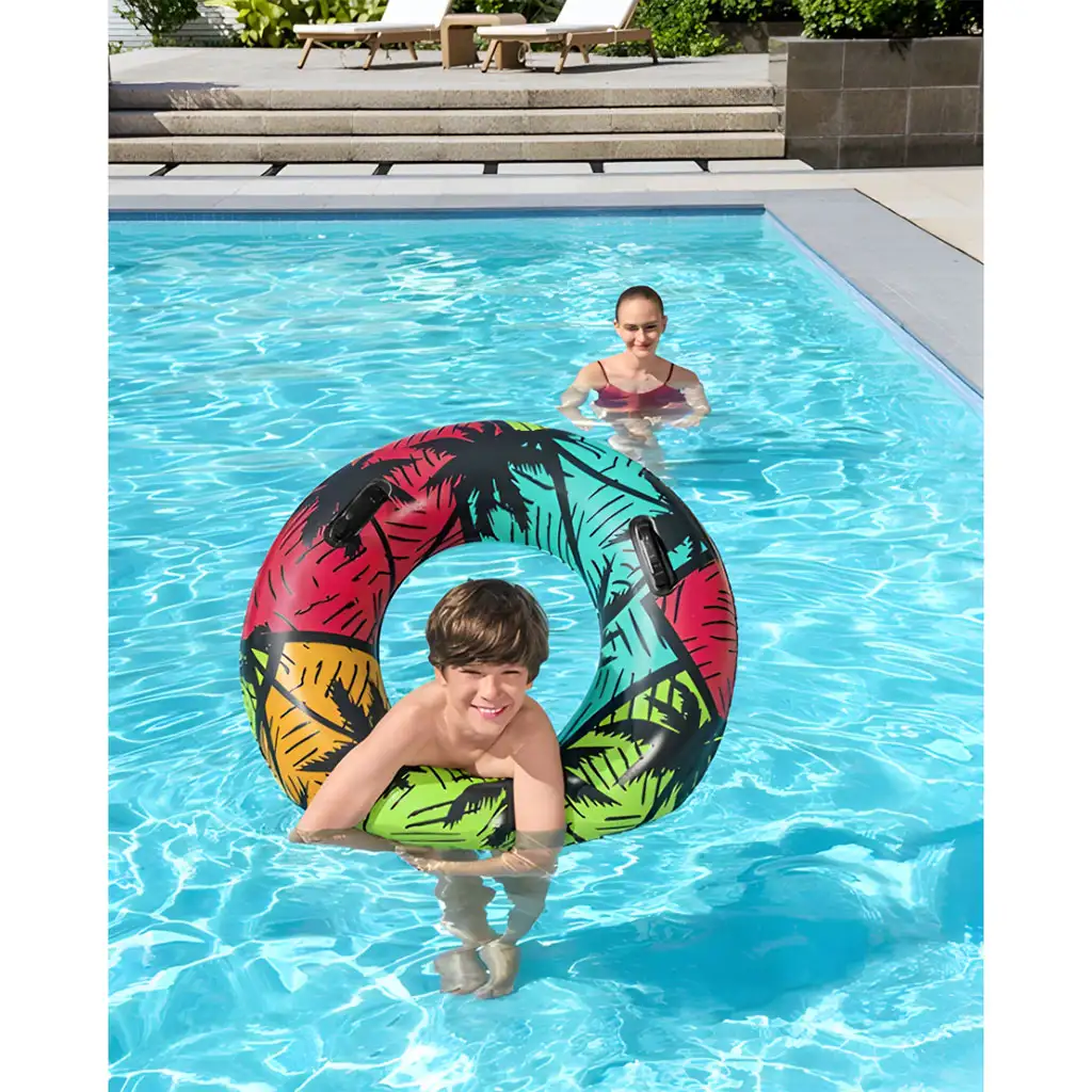 Bestway: Schwimmring mit Palmenmotiv in zwei Varianten 91 cm 1 Stück kép 2