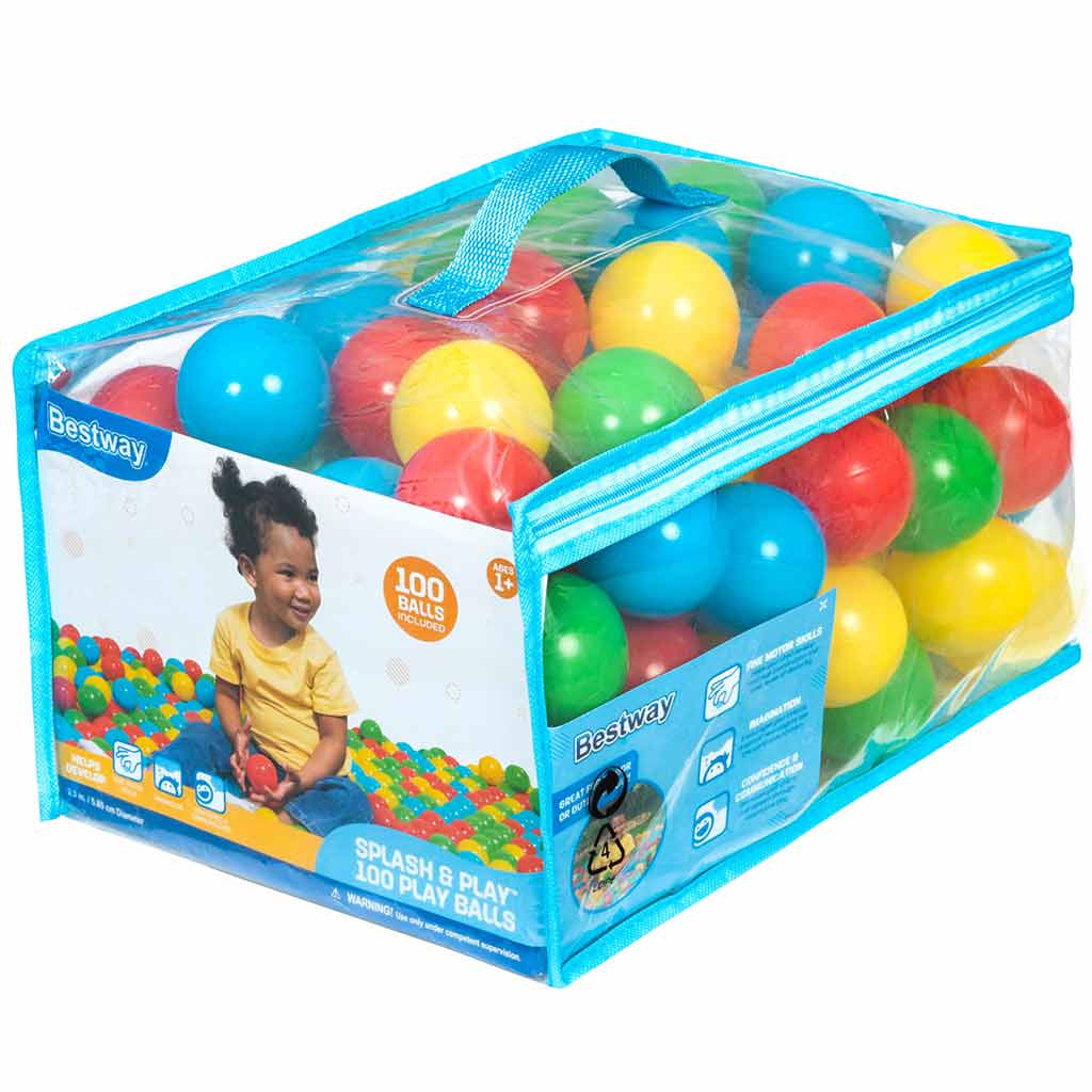Bestway: Splash & Play™ Spielbälle 100er-Pack kép 1